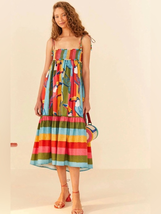 FARM Rio Dresses & Skirts - Farm Rio: WONDERFUL TOUCANS MDI DRESS